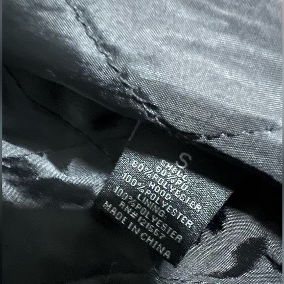 Fried-Denim Est.2015 NYC Men's Faux Leather Black Vest Hoodie Size L New - Picture 9 of 12